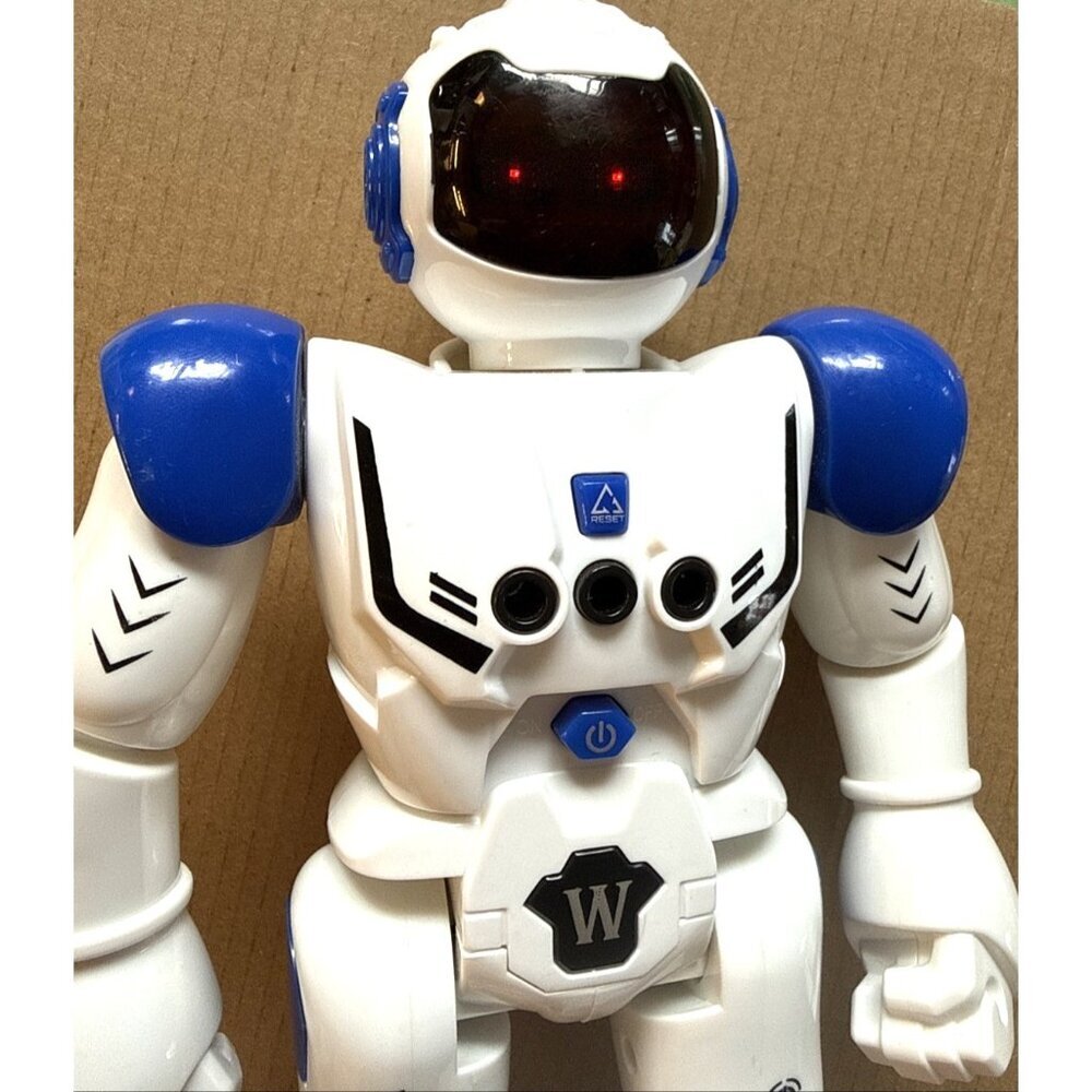 Strong Dancing Robot Interactive Sounds Movement Droid White Blue Lights - Picture 7 of 8
